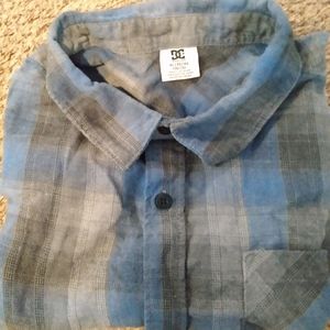DC button up shirt